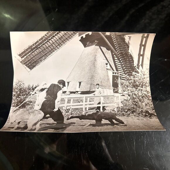 Vintage 1959 Movie Still "A Dog Of Flanders" 7x9 Black & White Fight Scene Photo - Picture 2 of 13